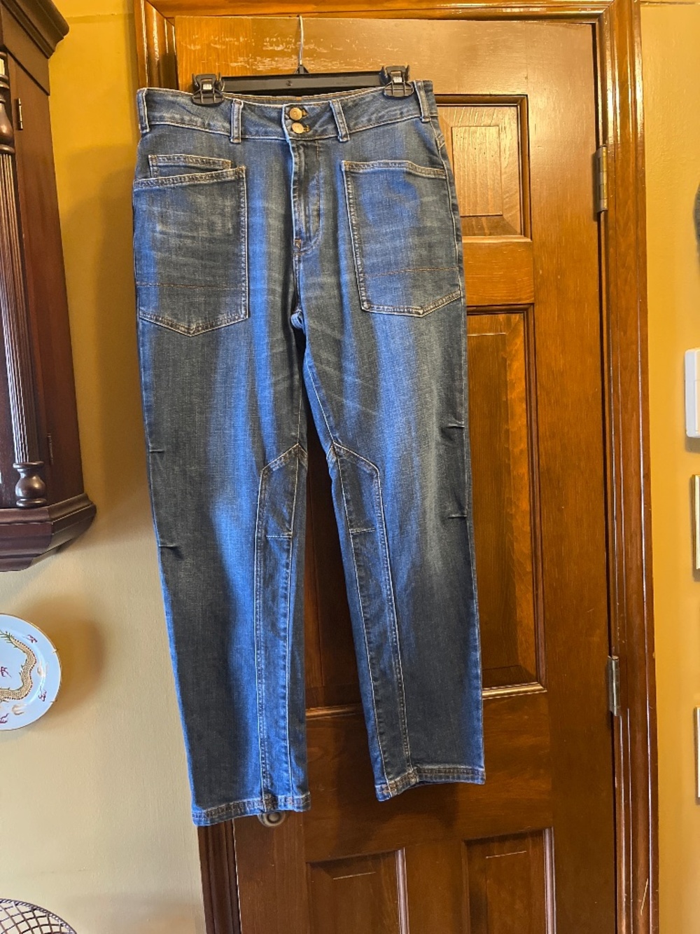 Like New Pilcro for Anthropologie Straight Leg Jeans.